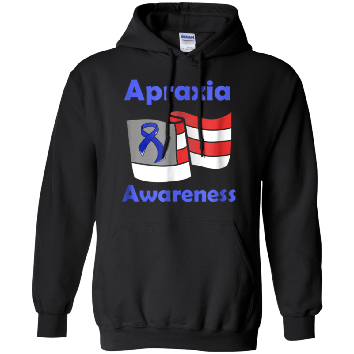 Apraxia Awareness American Flag T shirt