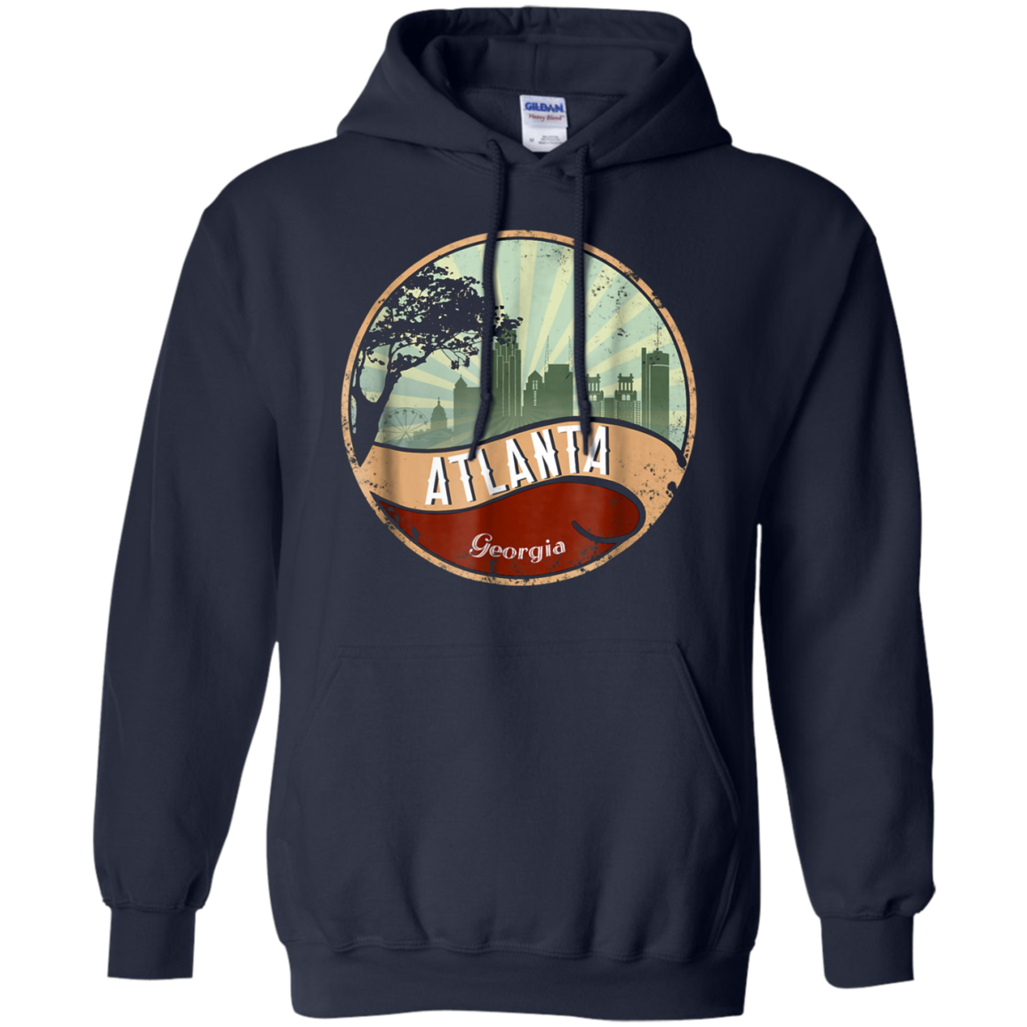Atlanta Vintage Retro Design City Style T-Shirt
