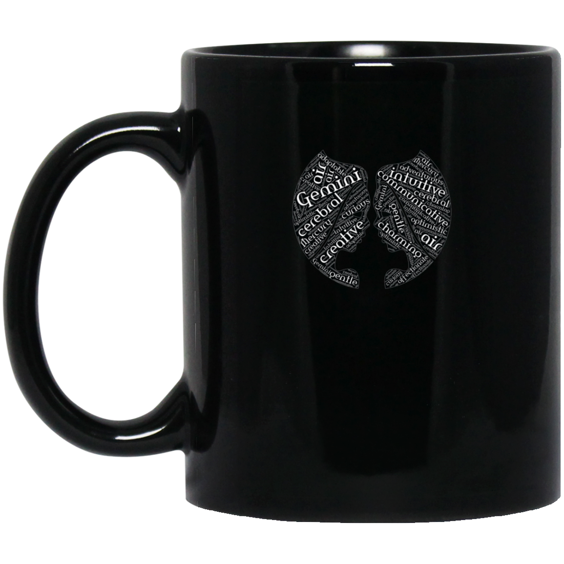 art words GEMINI Characteristics Long Sleeve Tee