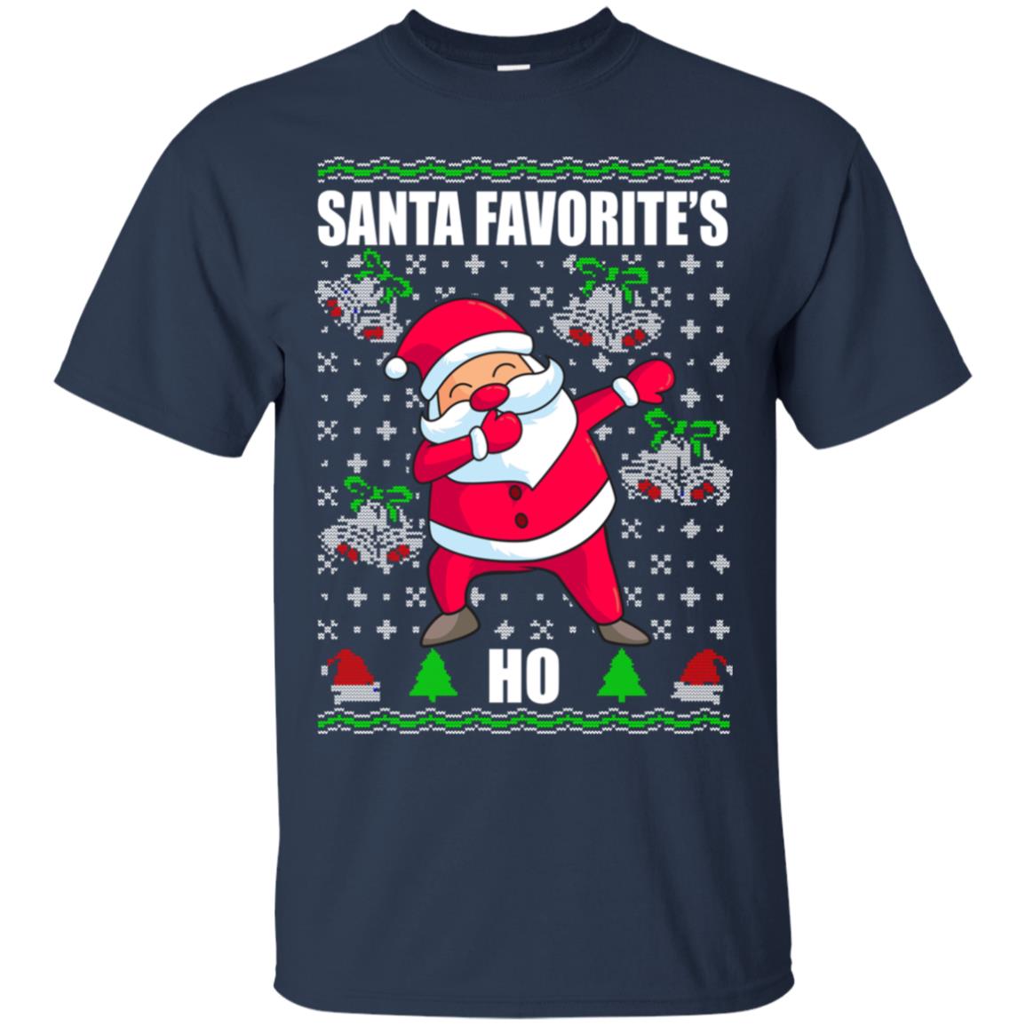 Santa Favorite's Ho Dabbing Santa X-ma T-Shirt