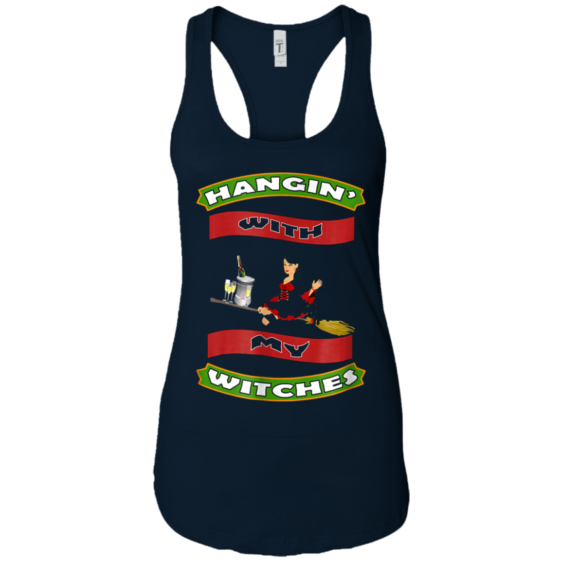 Funny Halloween Witch T Shirt Hangin With My Witches