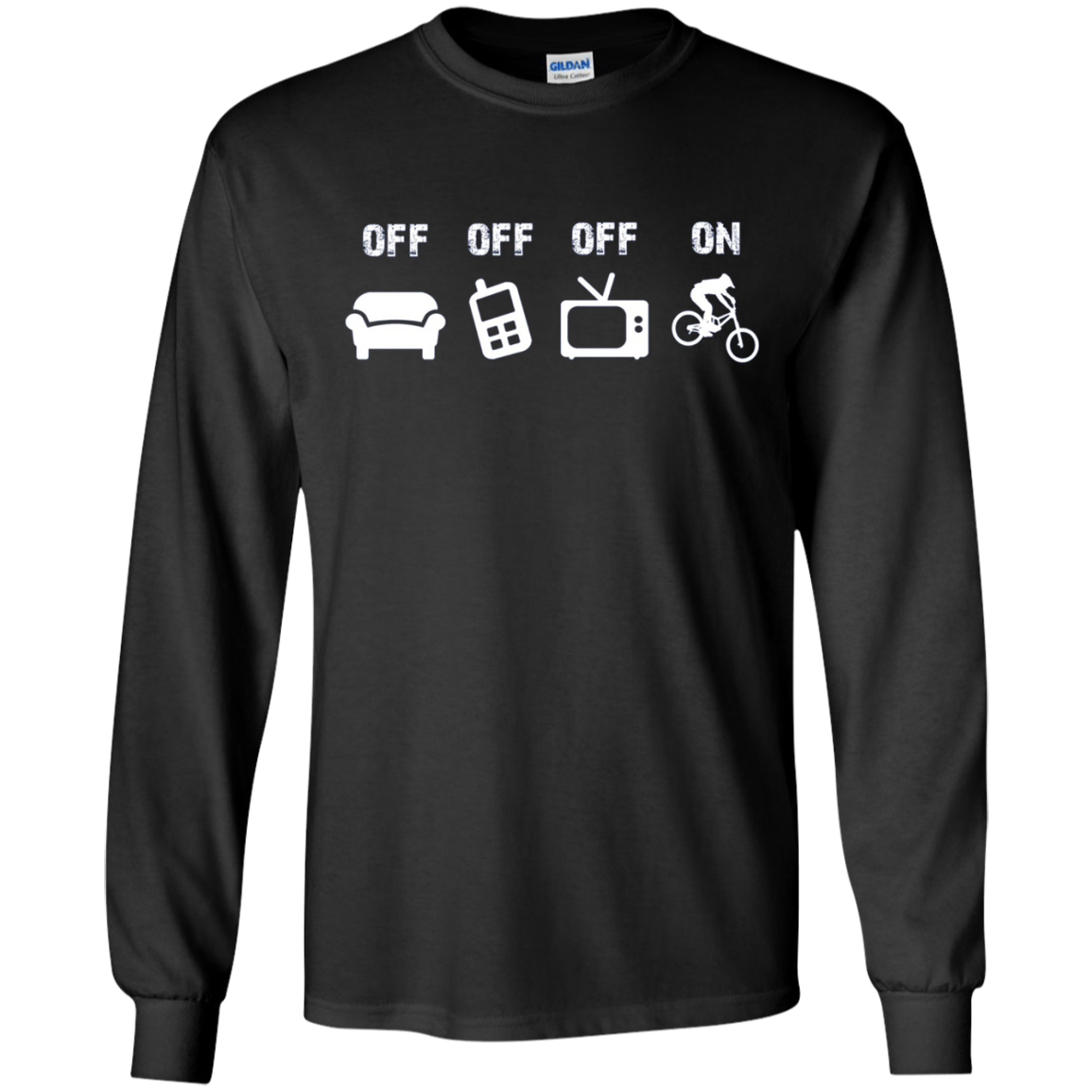 Bike Mode On Shirt: Funny Bicycle Bike Mtb T-Shirt Gift