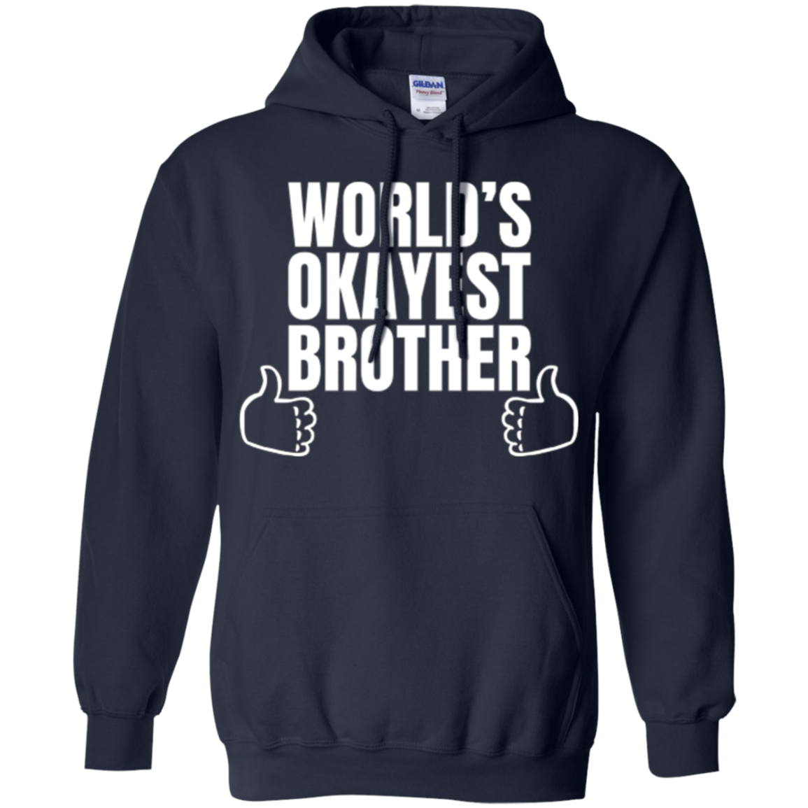 Adult World's Okayest Brother Funny Siblings tee for Brother