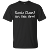 Image of Santa Fake News T-Shirt Trump Joke Funny Christmas Gift