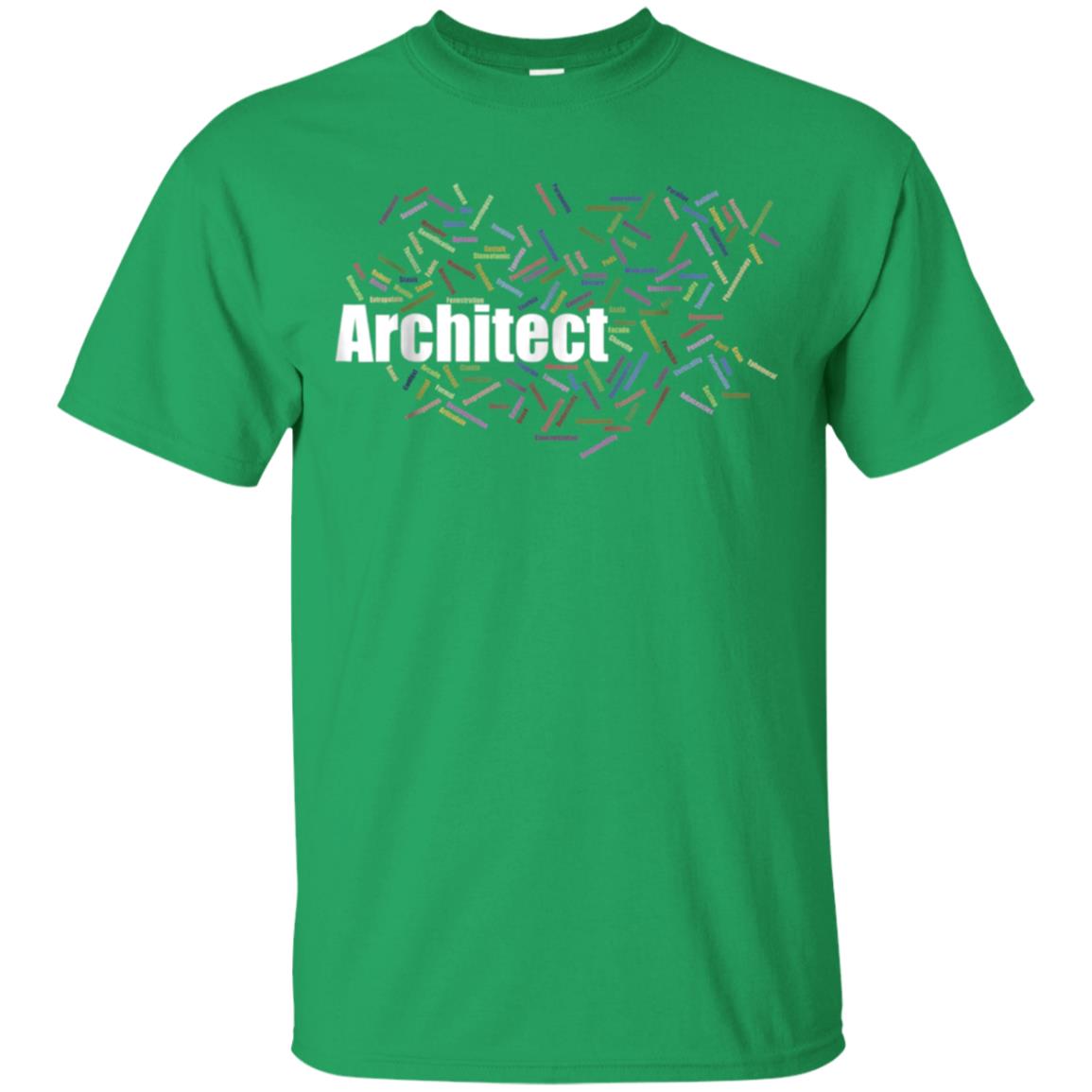 Architect Gift Terms T-Shirt Word Cloud Planner Draftsman