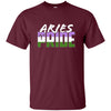 Image of Aries Genderqueer Pride Flag Zodiac Sign Long Sleeve T-Shirt
