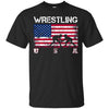 Image of American Flag Wrestling T-shirt