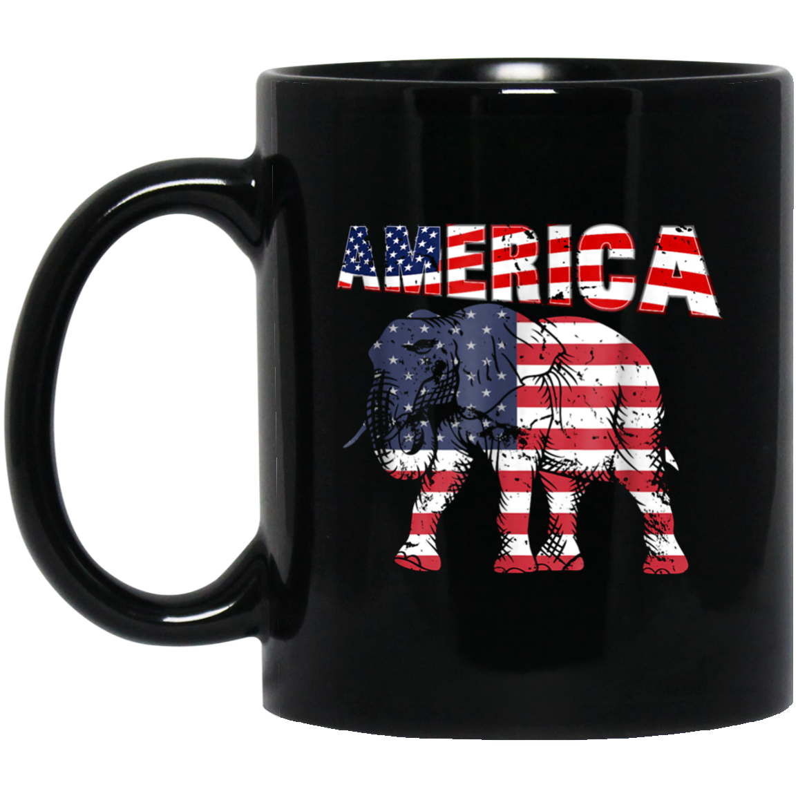 AMERICA Elephant Graphic T-Shirt Perfect Gift Women Men Kids