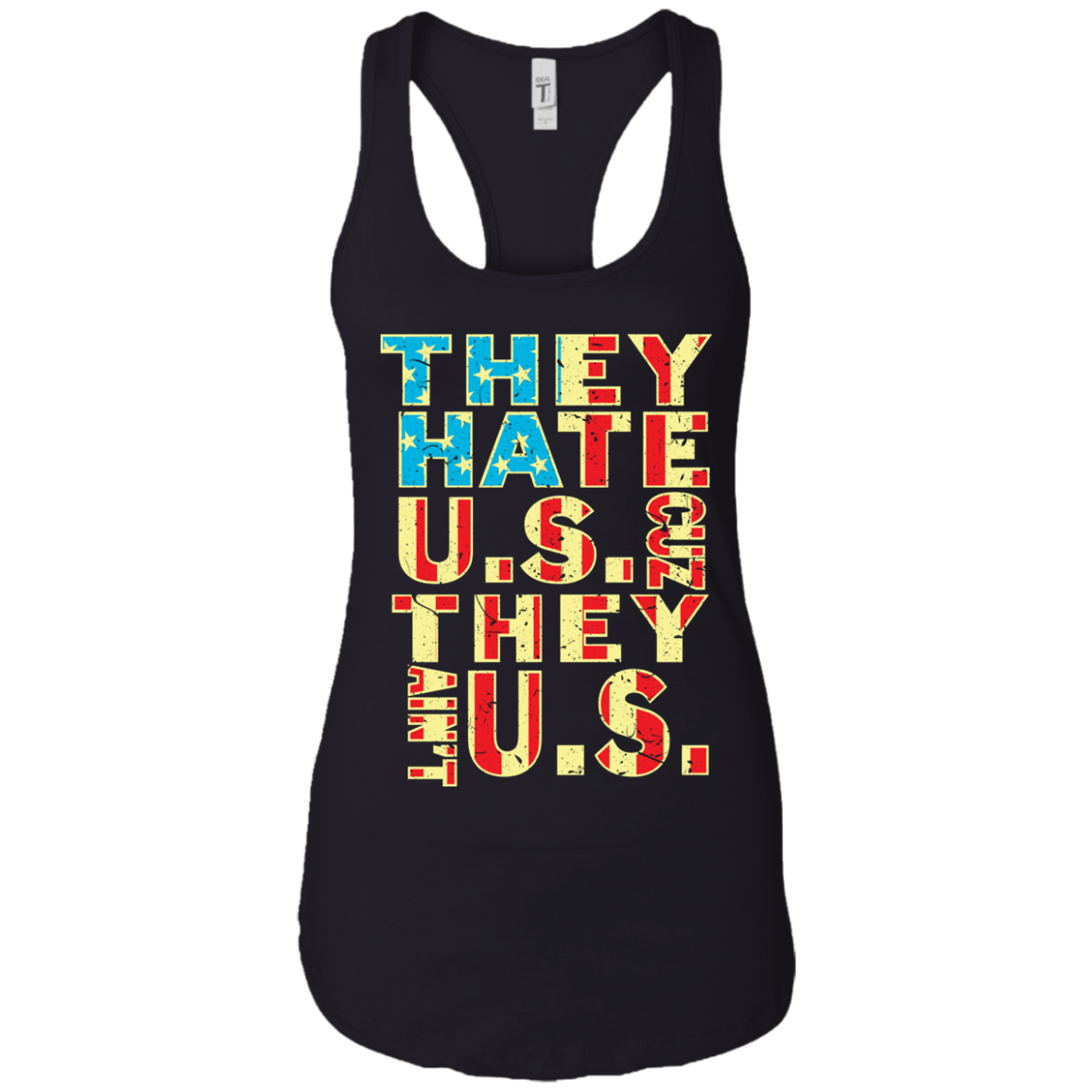 American Flag Shirt - They Hate Us Cuz They Ain't Us