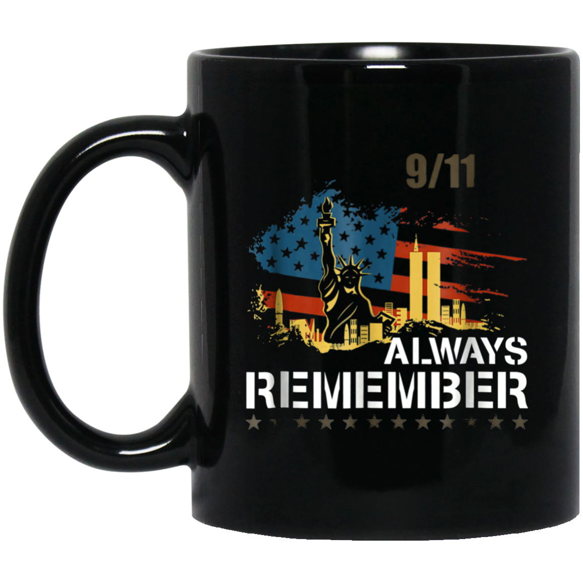 Always Remember 9/11 Patriot Day Memorial Tshirt