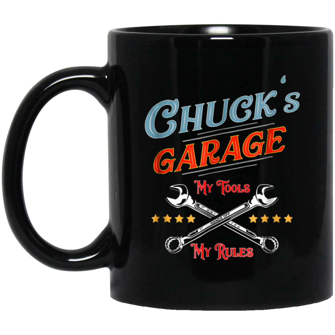 Chuck's Garage funny tee shirt