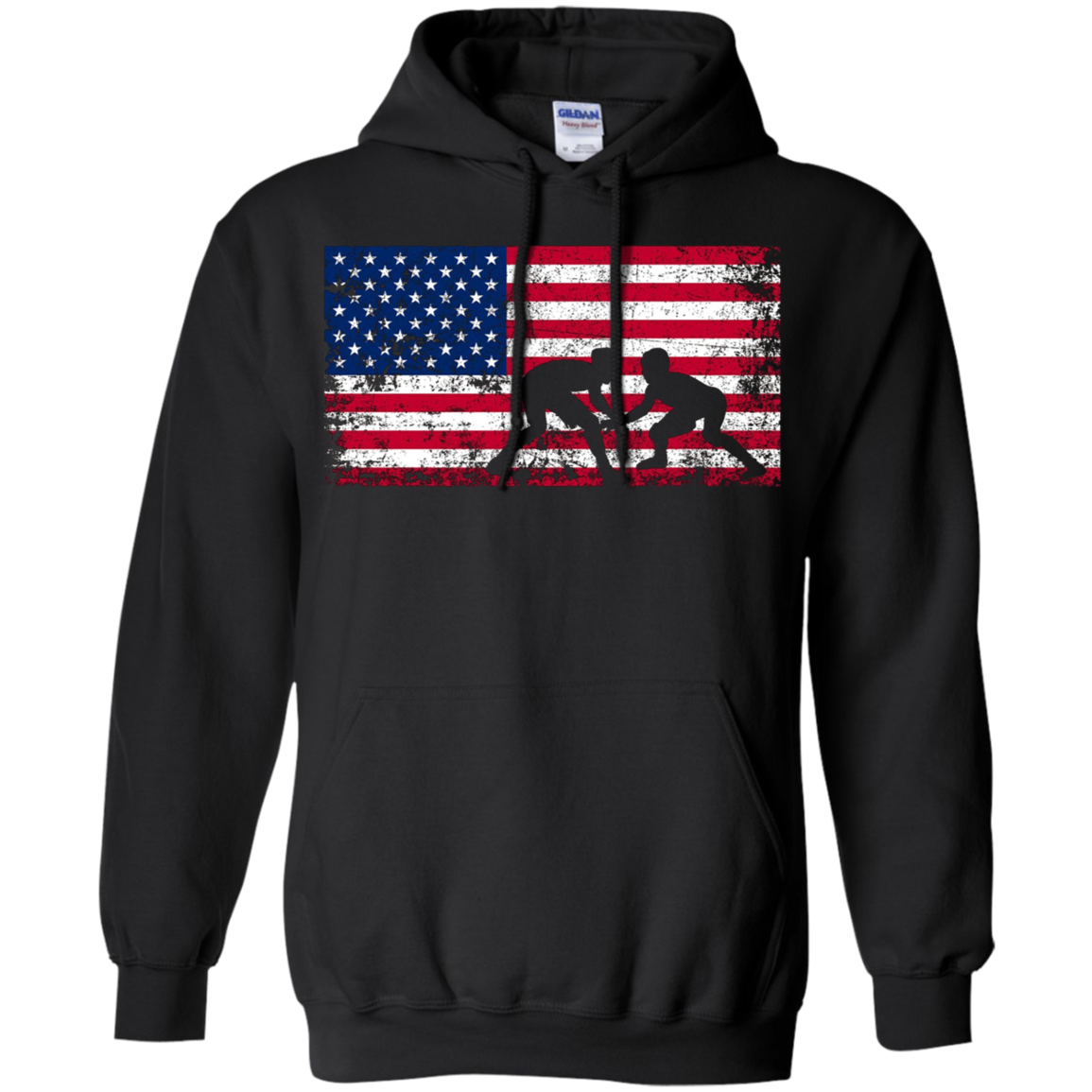 American Flag Wrestling T-shirt Wrestling Gift