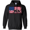 Image of American Flag Wrestling T-shirt Wrestling Gift