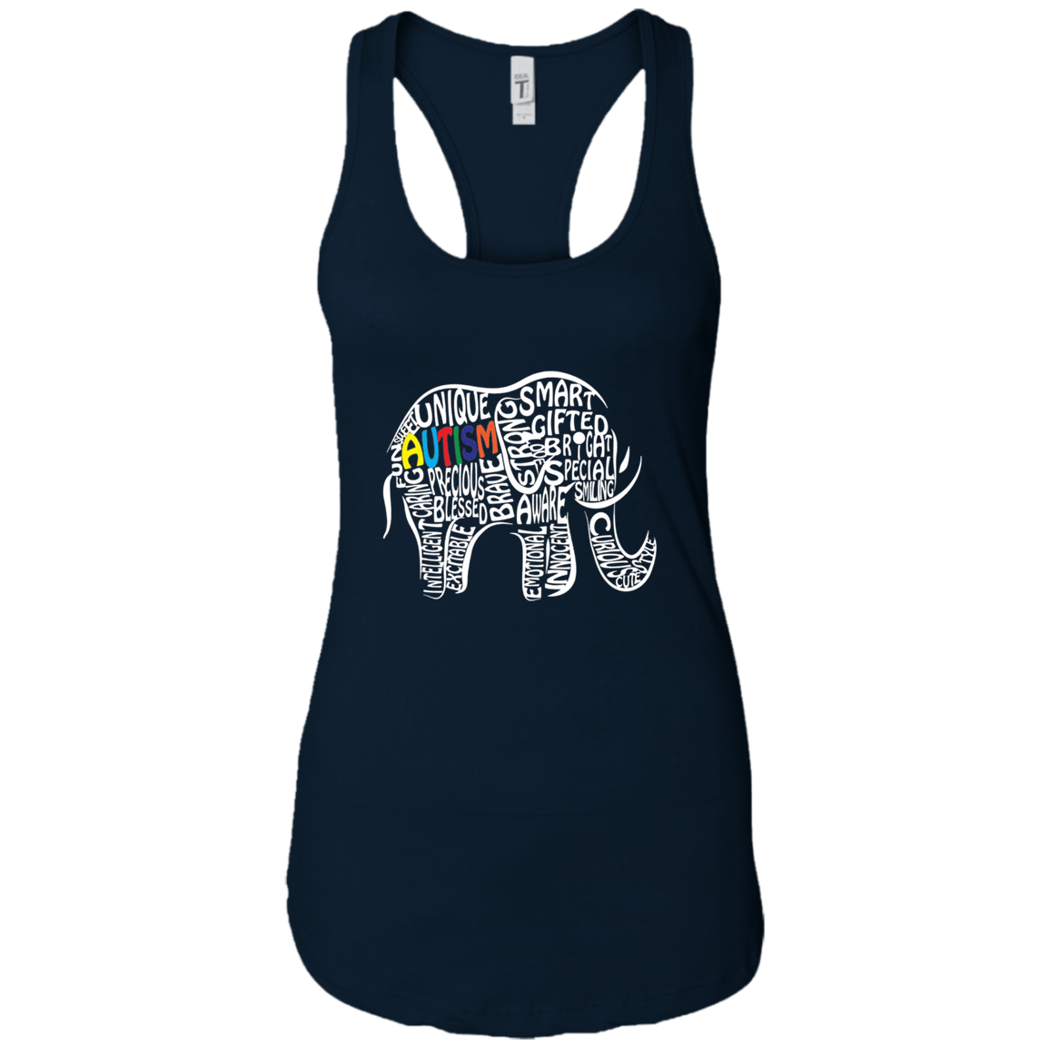 Autism Awareness Elephant Long Sleeve T Shirt