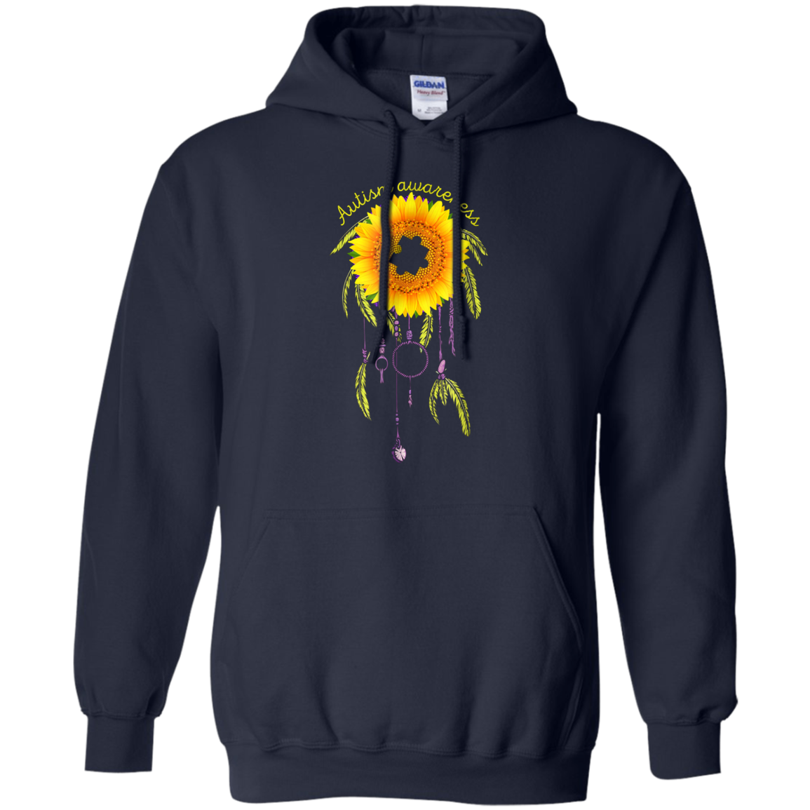 Autism Awareness Sunflower Dream Catcher T Shirt