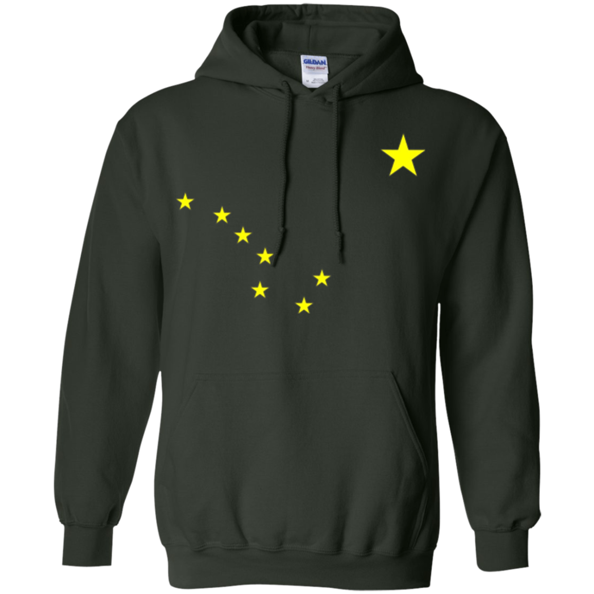 Alaska T-Shirt State Flag Astrology Big Dipper Polaris Tee