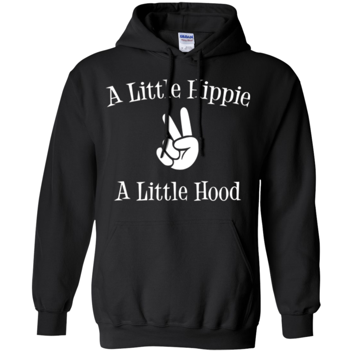 Un petit hippie Un petit t-shirt à capuche | T-shirt drôle sans soins