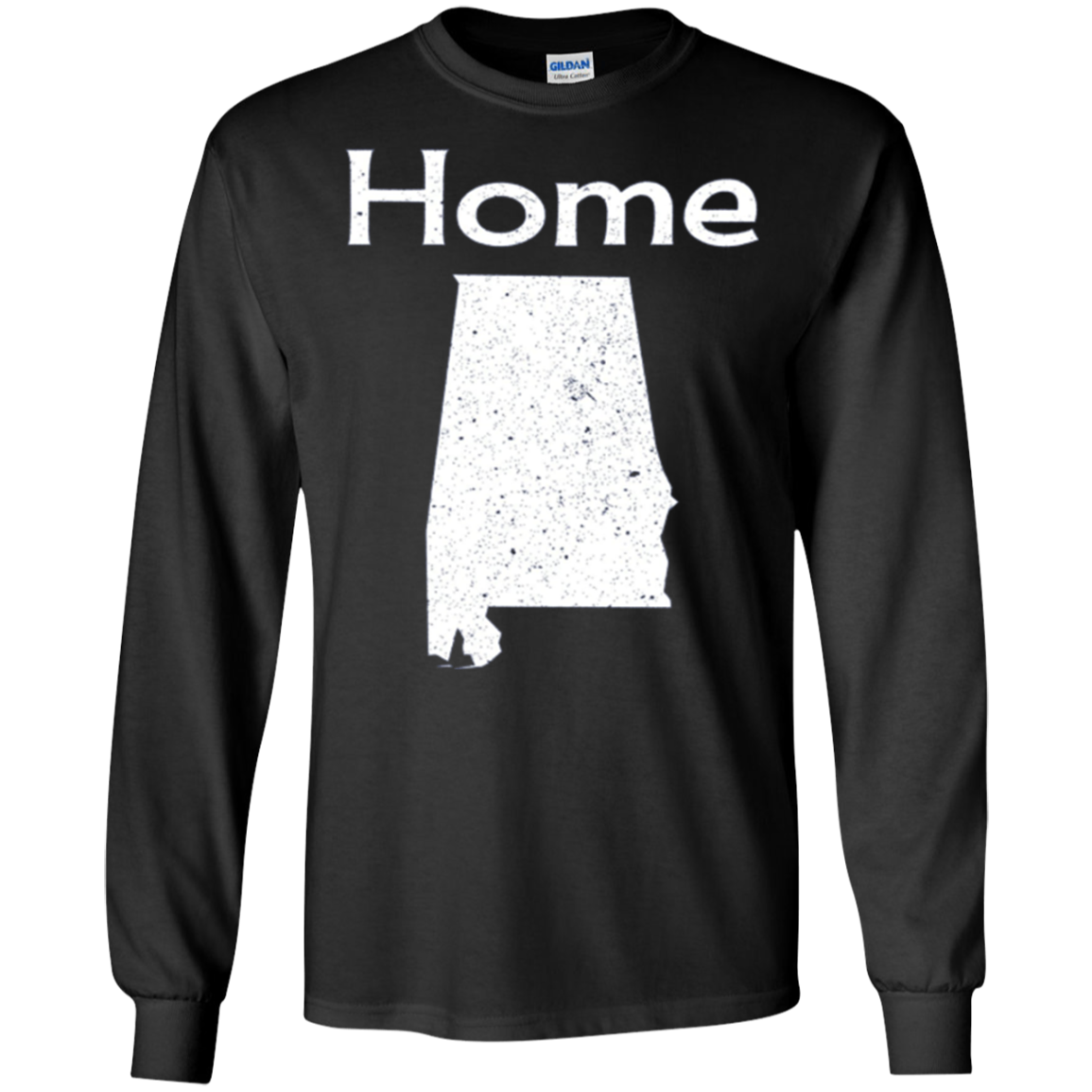 Alabama Distressed Home State long sleeve t-shirt
