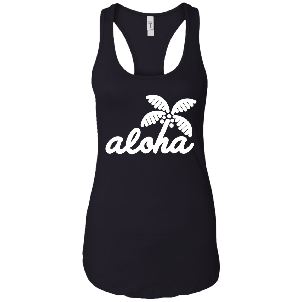 Aloha Palm Tree Simple Long Sleeve T-shirt