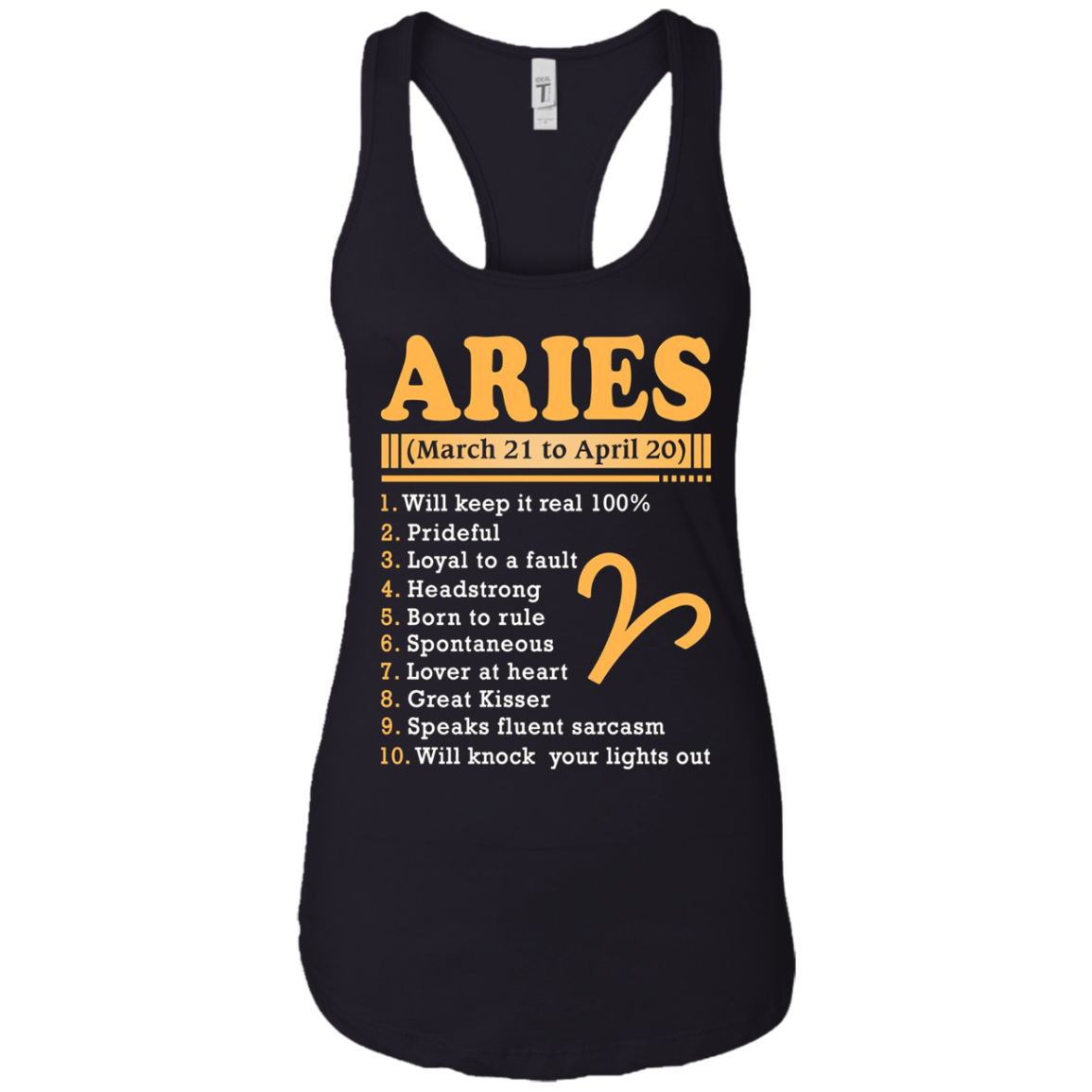 Aries March 21 To April 20 Zodiac T Shirt