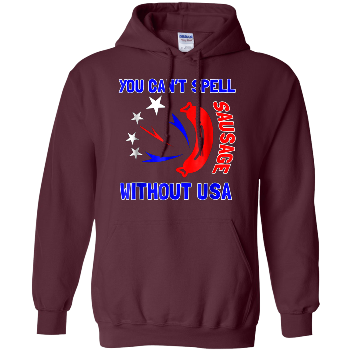 America - You Can't Spell Sausage Without USA T Shirt