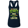 Image of Funny Halloween T-shirt For Lawyer Mom - Nothing Scares Me