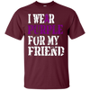 Image of Alzheimer's Awareness T-shirt I Wear Purple For My Friend