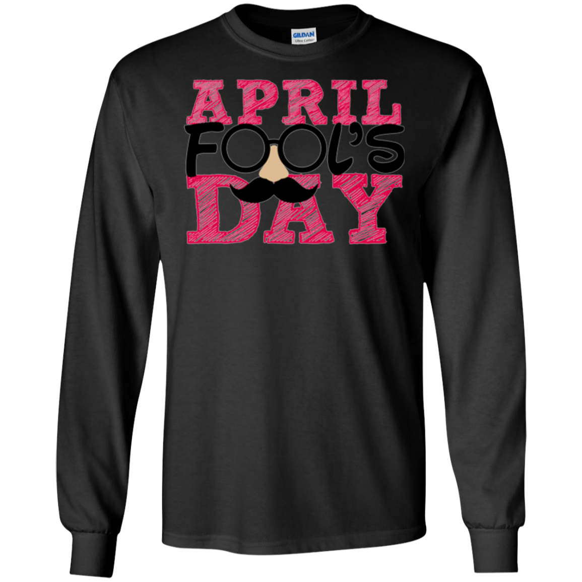 April Fools Day - Mustache Glasses - Funny April First Shirt