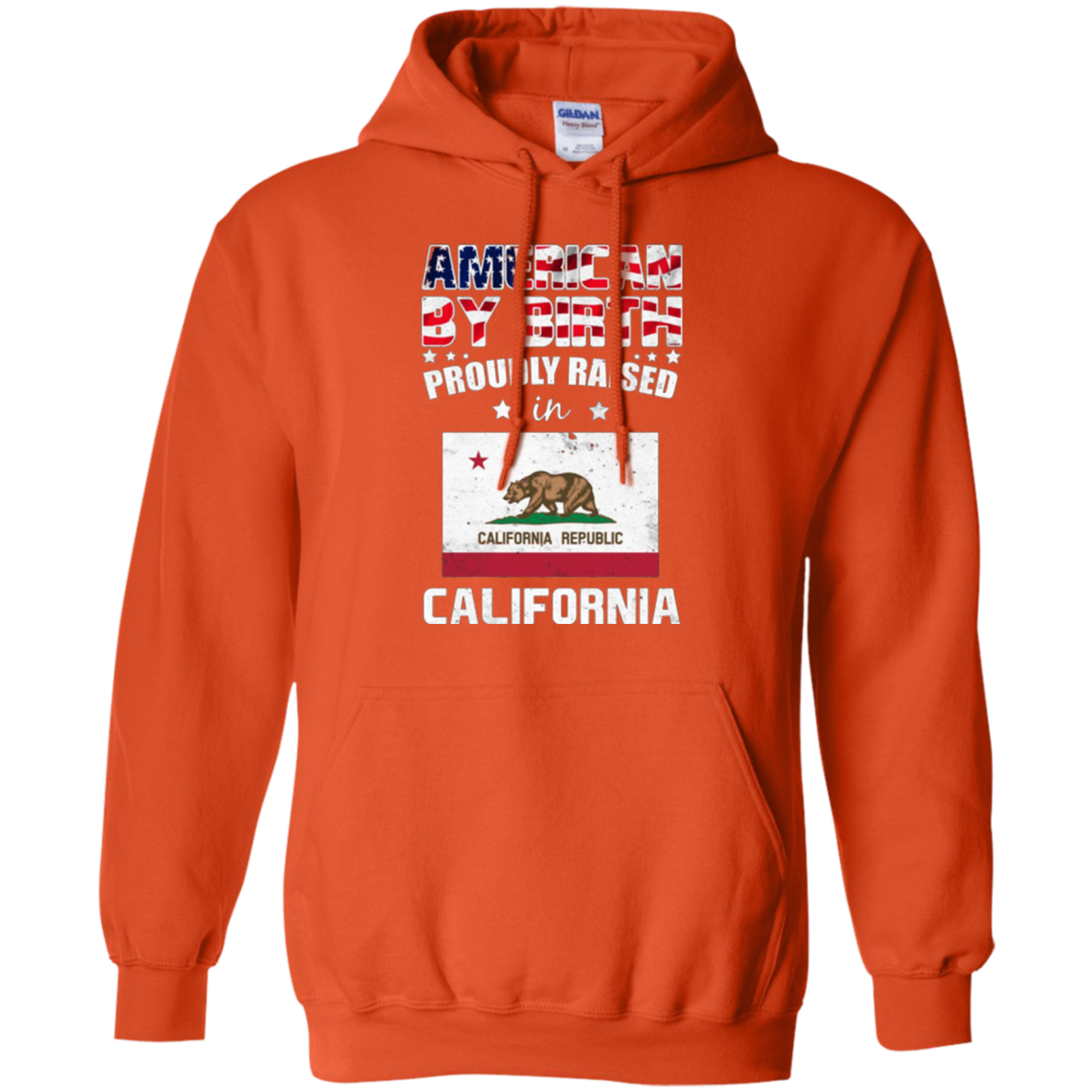 American By Birth Proudly Raised In California Flag Shirt