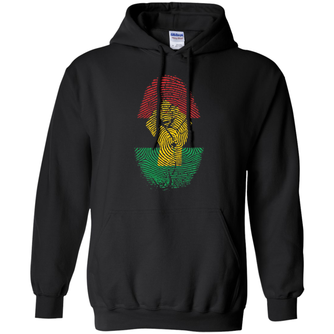 African Pride Fingerprint Black History T-Shirt