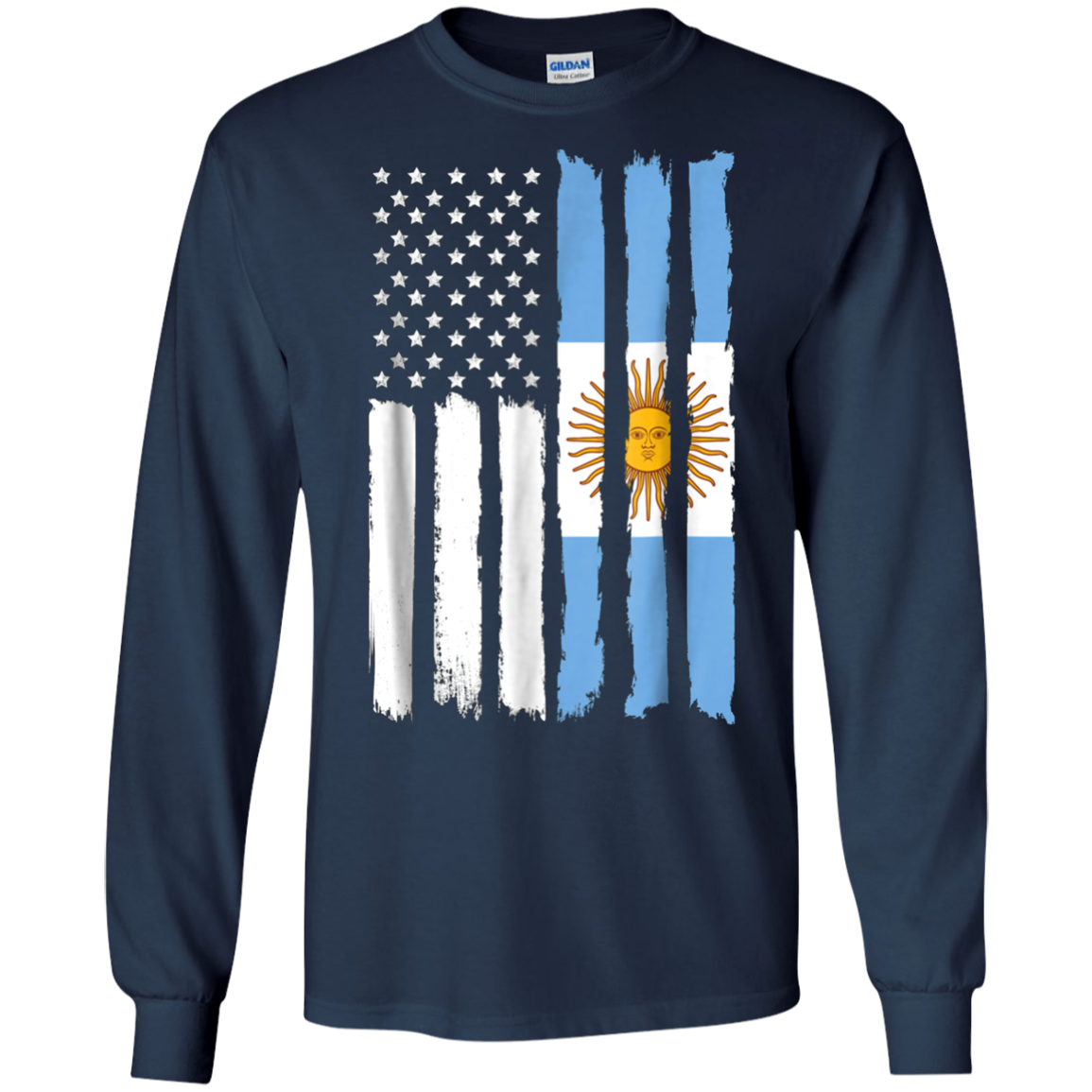 American Argentina Patriotic Flag T-shirt