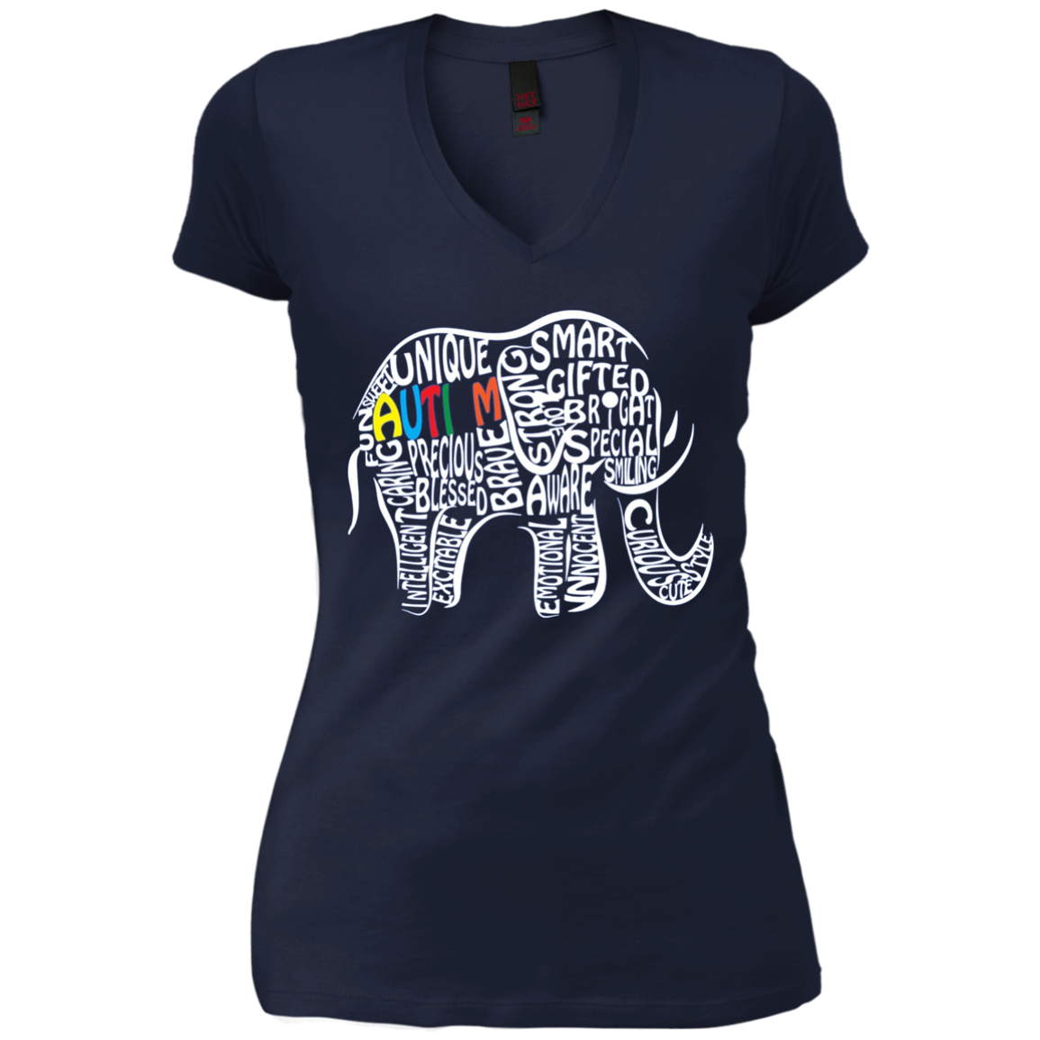 Autism Awareness Elephant Long Sleeve T Shirt