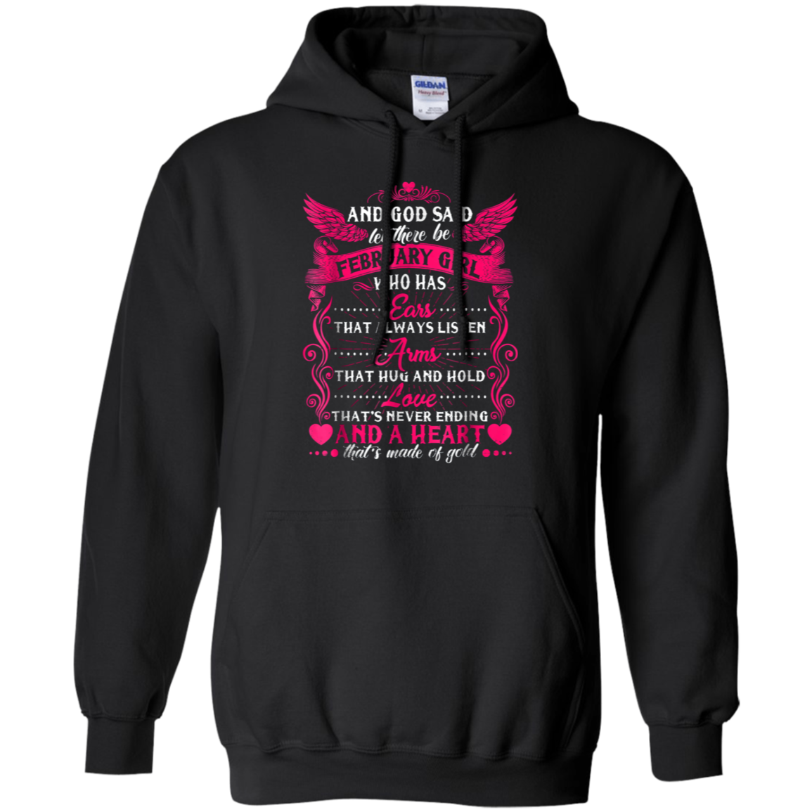 And God Said Let There Be February Girl T-shirt