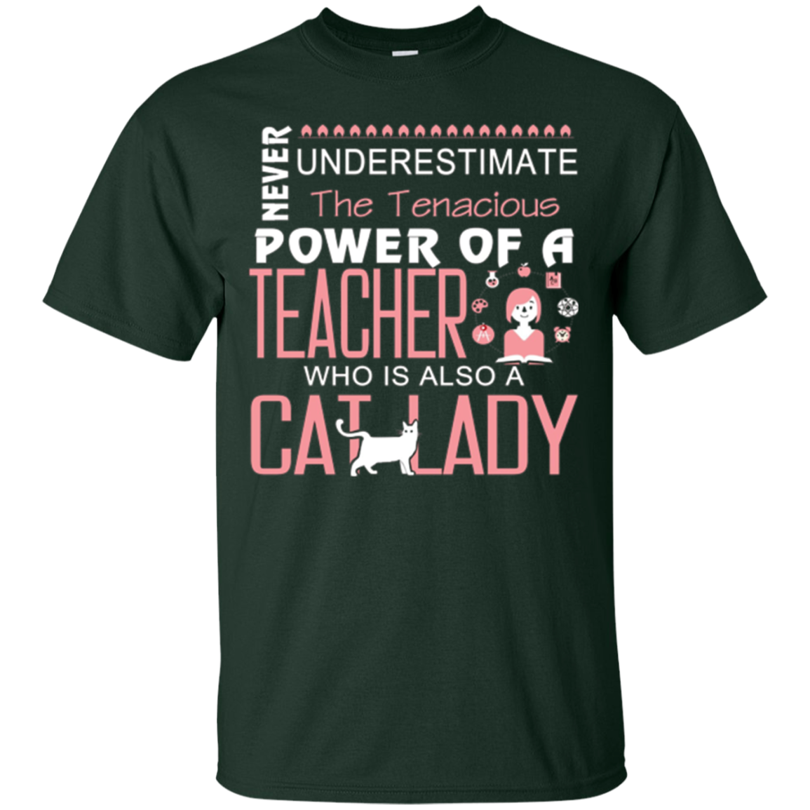 A Teacher Who Is Also A Cat Lady T Shirt, Cat T Shirt