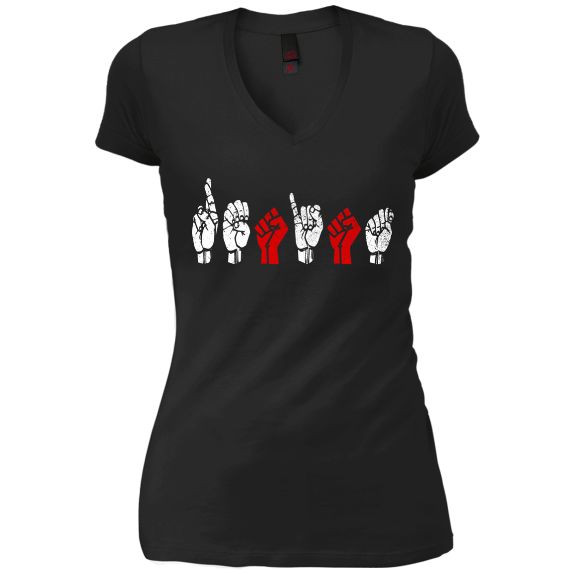 American Sign Language Resist long sleeve T shirt