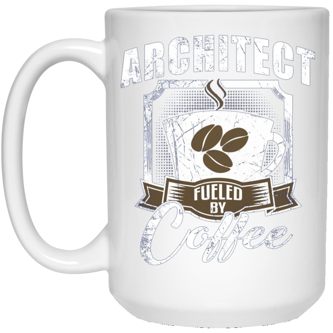 Architect Fueled By Coffee Funny Long Sleeve T-Shirt