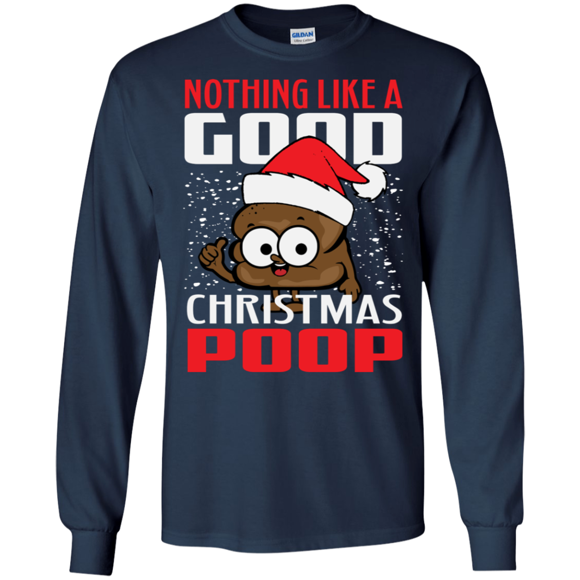 Christmas Tee Nothing Like a Good Christmas Emoji Poop Shirt