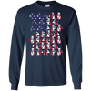 Image of American Patriot Day Funny Skulls T Shirt Original Gift Tee