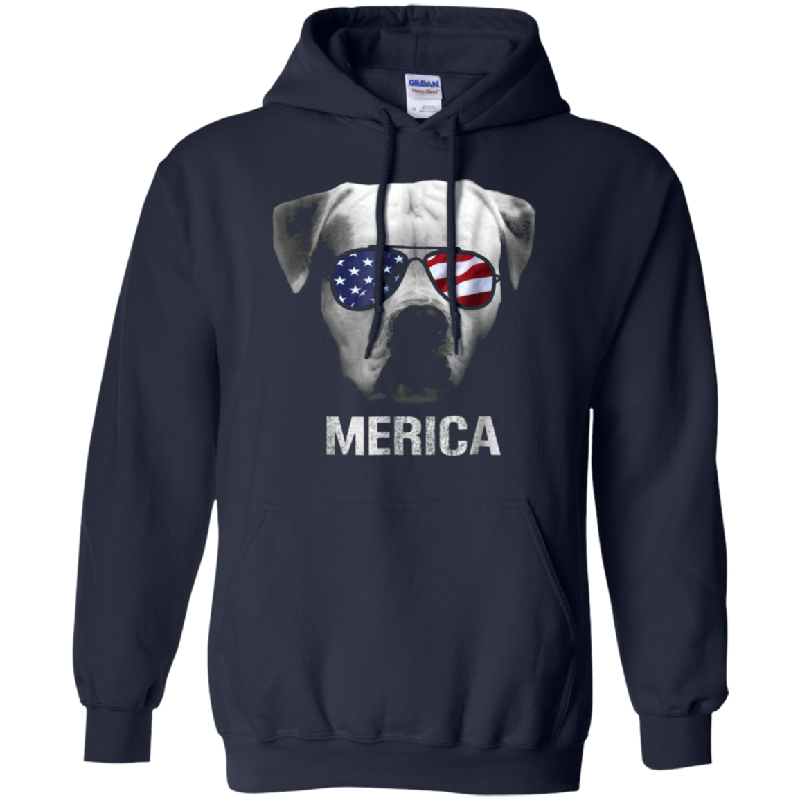 American Bulldog Merica t-shirt - Patriot Patriotic