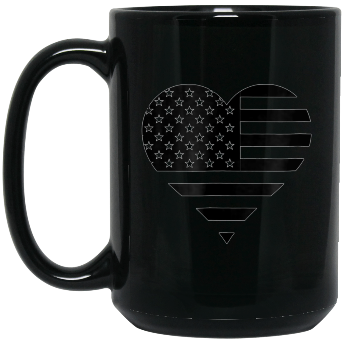 America Flag Heart shirt - Patriotic 4th of July Tshirt