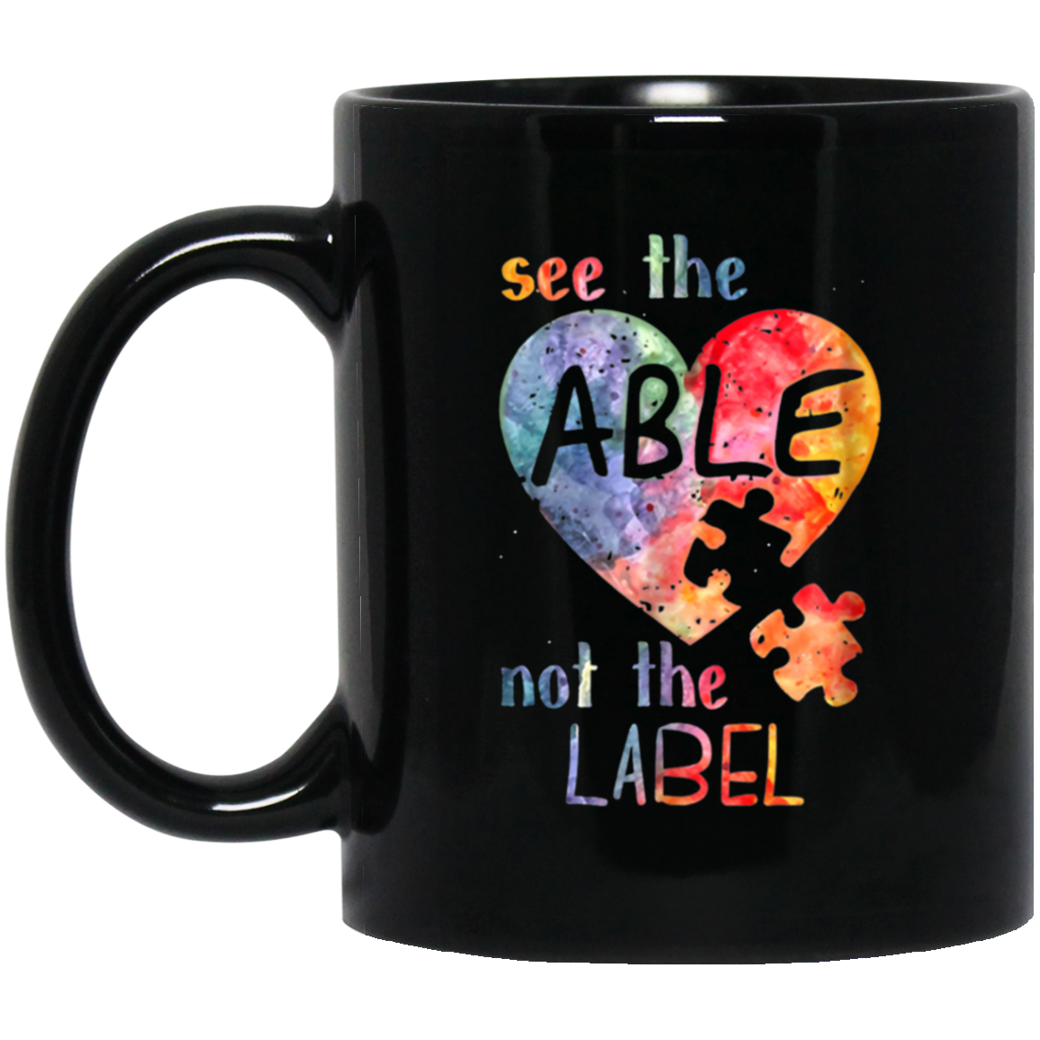 Autism Awarness See The Able Not The Label Shirt