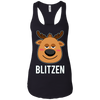 Image of Santa Reindeer Blitzen T-Shirt Christmas Group Costume Tee