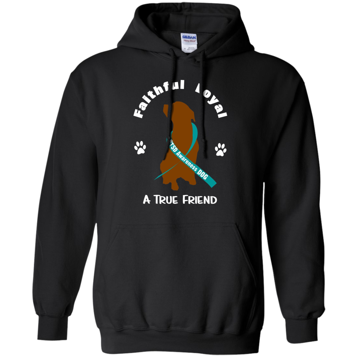 A True Friend PTSD Awareness Support Dog Shirts