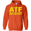 Image of ATF Agent Shirt Navy Blue Front Back ATF Law Cosplay