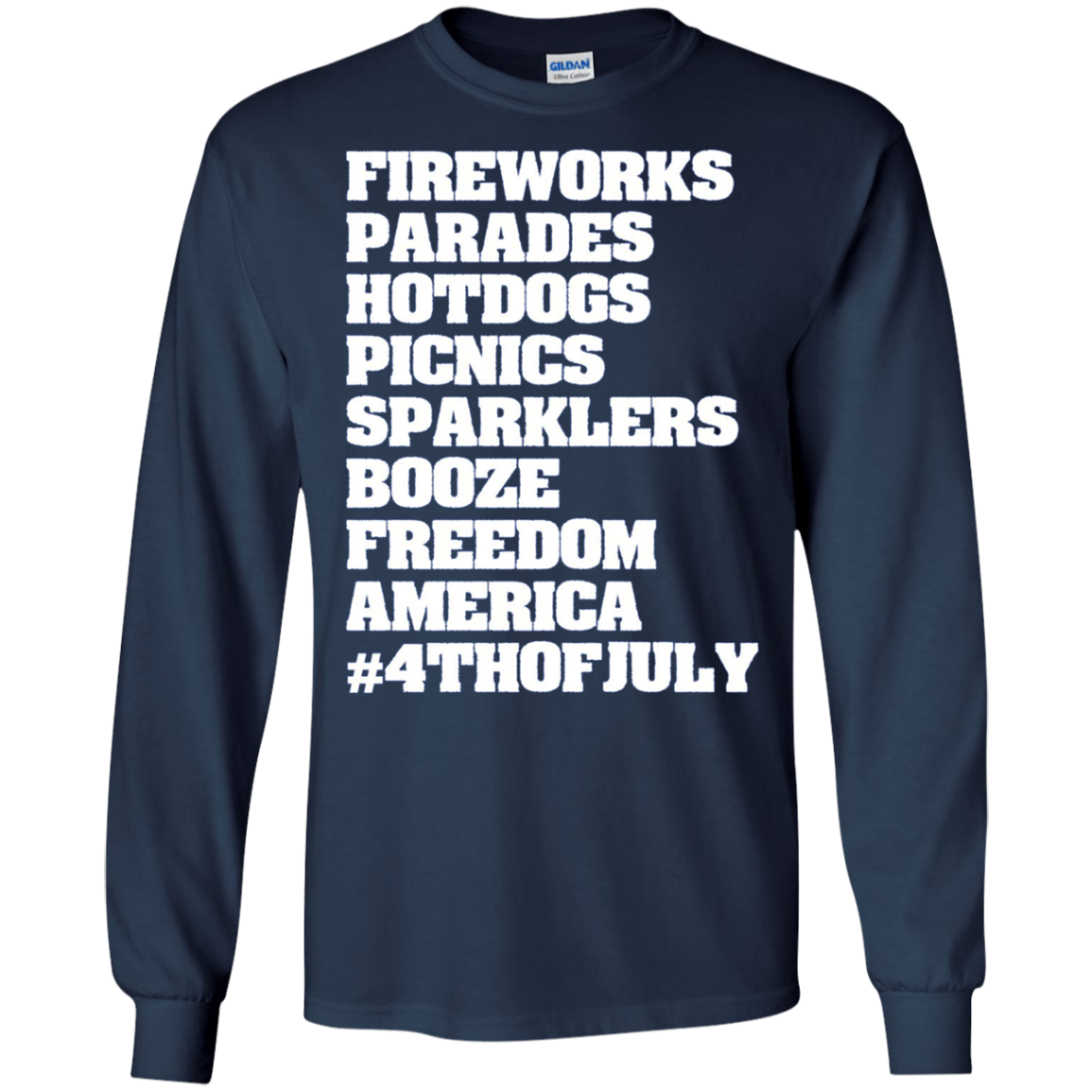4th of July Teen Outfits American Independence Long Sleeve