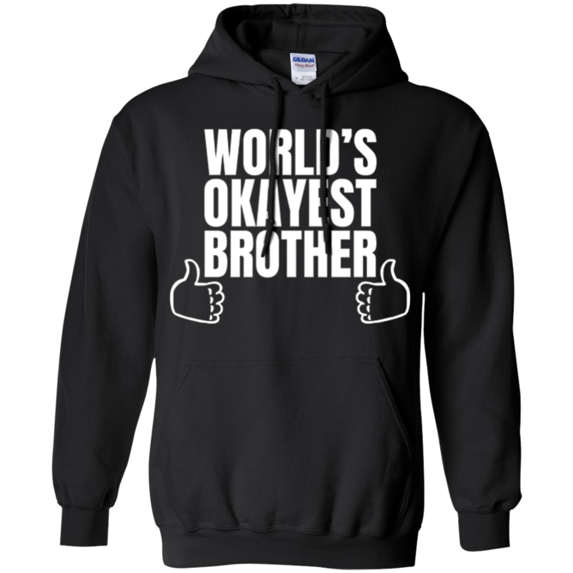 Adult World's Okayest Brother Funny Siblings tee for Brother