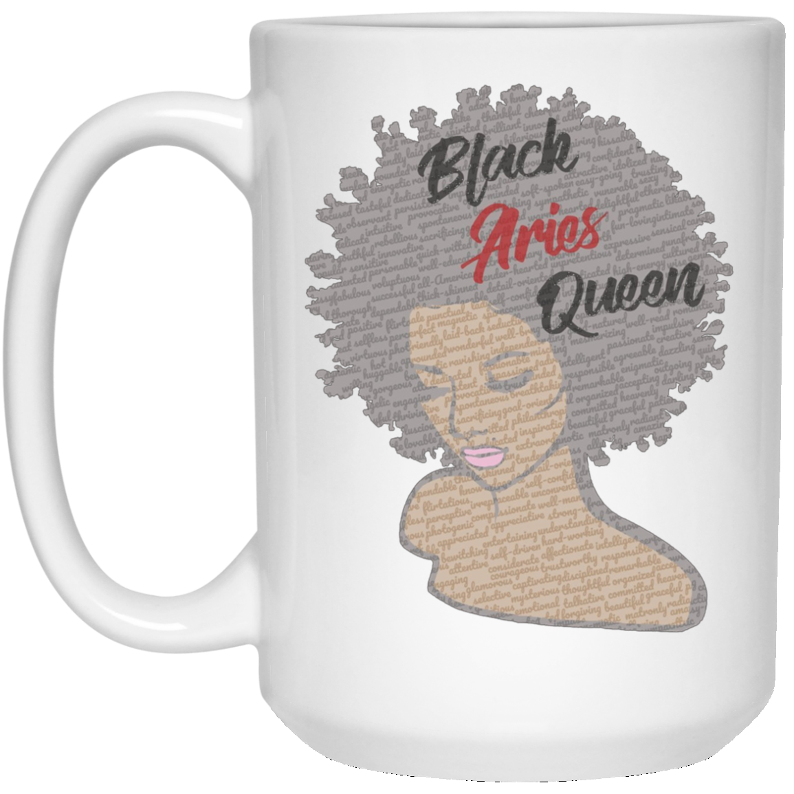 Aries Zodiac Birthday Afro Gift T-Shirt for Black Women