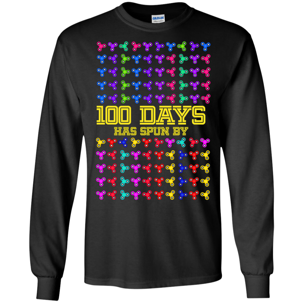 100 Days of School TShirt - Fidget Spinner Shirt
