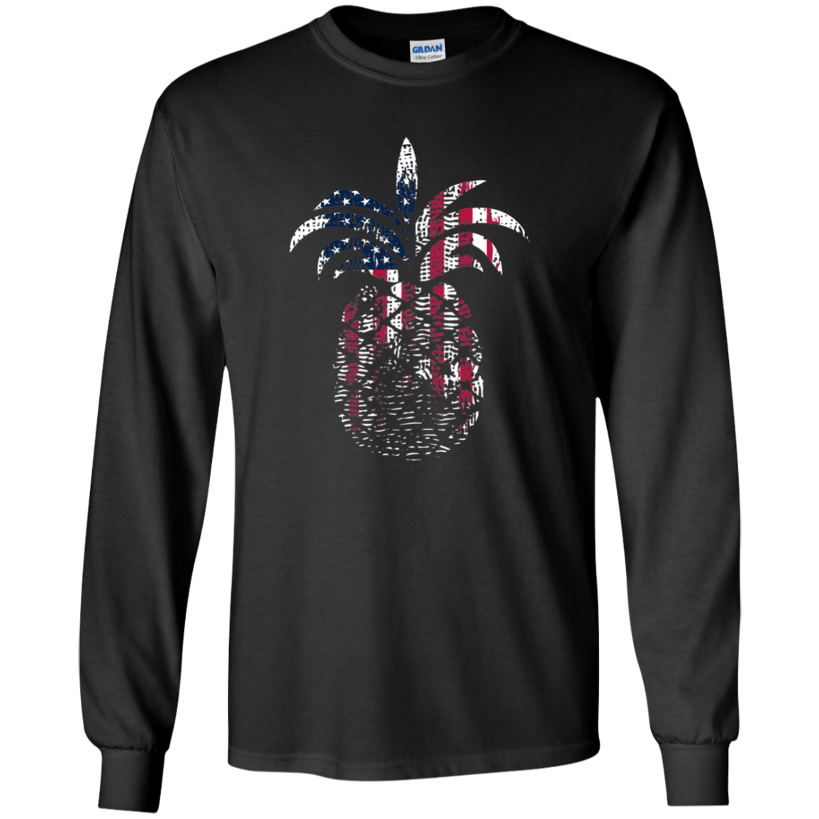 American Flag Pineapple 4th Of July Party T Shirt