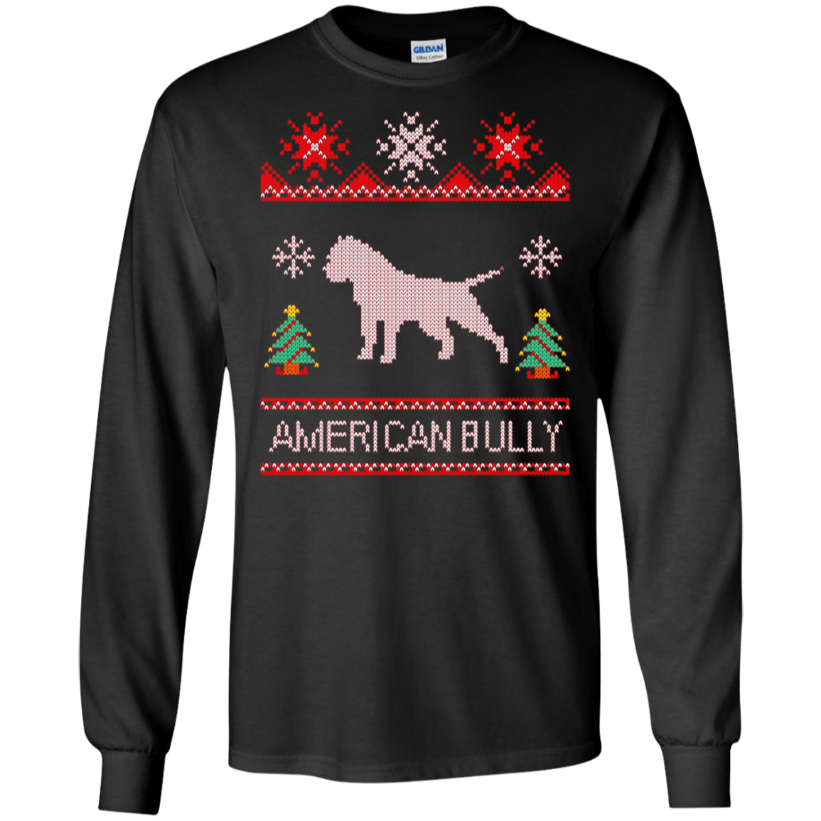 American bully Christmas shirt